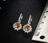 Zultanite Color Change Stone Silver Earring Women Fine Jewelry Created Diaspore Zultanite Classic Jewelry Style