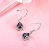 Multicolor Pear Shape 925 Sterling Silver Plated Fashion Earrings