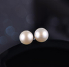 Minimalist Pearl Earrings 925 Sterling Silver Plated Fashion Earrings