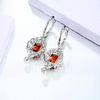 Dignified And Elegant 925 Sterling Silver Gold Plated Women's Beautiful Earrings