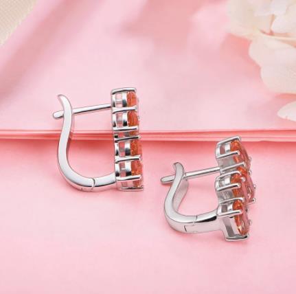 Irregular Shape Personality 925 Sterling Silver Gold Plated Women's Fashion Earrings