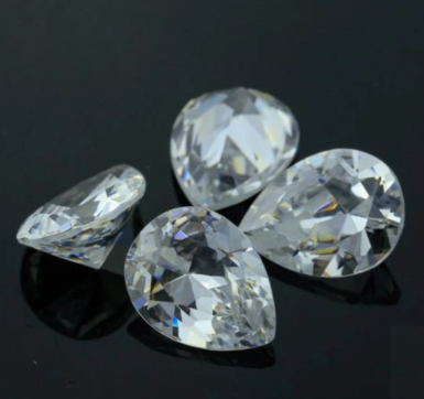 3*4mm Pear Cut Factory VVS Wholesale Price 3EX High Quality D Color Moissanite Synthetic Moissanite