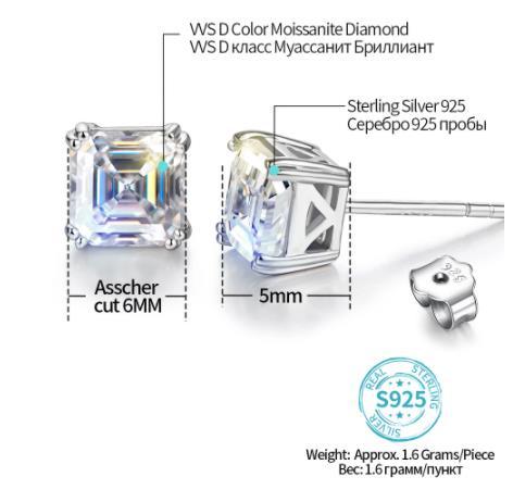 Total-0-8CT-6-0mm-Moissanite-D-Color-Vvs1-Asscher-Cut-Customized-18K-White-Gold-Earrings-Jewelry-Woman-Girlfriend-Gift0