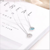 Women's Wave Necklace Korean Fashion Sterling Silver Necklace