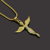 Custom Gold Stainless Steel Angle Chain Necklace Jewelry