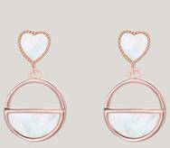 New-Korean-Edition-S925-Sterling-Silver-Earrings-Contracted-Fashionable-Temperament-Shell-Eardrop