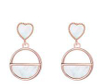 Simple Round Design 925 Sterling Silver Gold-plated Capable Earrings