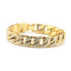 Hip Hop Gold-plated Zircon Cuban Bracelet