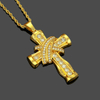 Hip Hop Stereoscopic Cross Pendant Necklace