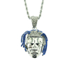 Hip Hop Singer Avatar Necklace Crystal pendant Pendant