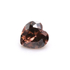 Manufacturer Wholesale 3A Heart-shaped Coffee Colored Cubic Zirconia