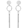 Lady Earrings 925 Sterling Silver Gold Plated Elegant Earrings