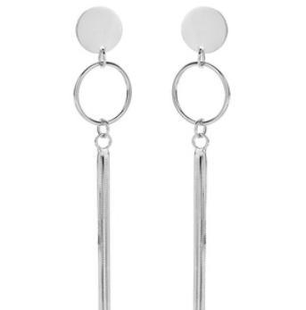 Lady Earrings 925 Sterling Silver Gold Plated Elegant Earrings