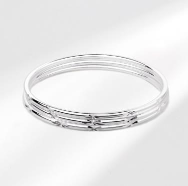 Three combination bracelets women's solid inlaid silver bracelet young jewelry