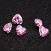 5.0mm Pink VVS Heart Cut Moissanite High Quality Factory Price Synthetic Moissanite