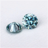 7.0-8.0mm High Quality DEF Round Brilliant Cut Blue Moissanite for Jewellery Making