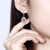 Dignified And Elegant 925 Sterling Silver Gold Plated Women's Beautiful Earrings