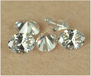 8*10mm Oval Cut VVS 3EX Factory Wholesale D Color Moissanite