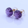 Minimalist Amethyst Earrings 925 Sterling Silver Plated Fashion Earrings