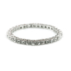 Custom New Diamond Tennis Bracelet with Spring Buckle