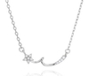 New Chain Female Necklace 925 Sterling Silver Star Jewelry Set