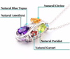 Sterling Silver Pendants Jewelry 925 Colorful Stone