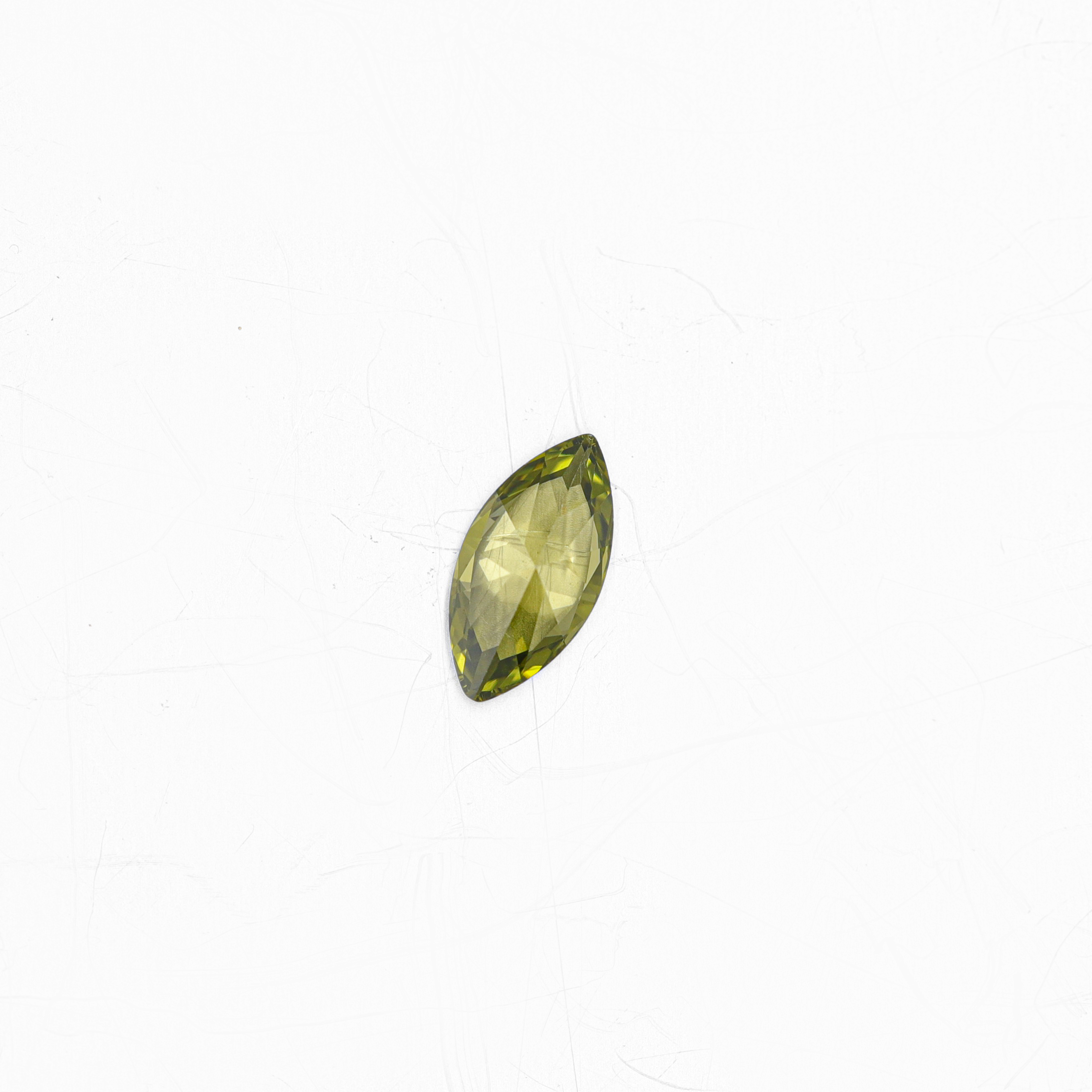 New Color Olive Green High Quality Marquise Cut Cubic Zirconia