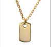 Sterling Silver Retro Style Gold Temperament Women's Fashion Necklace