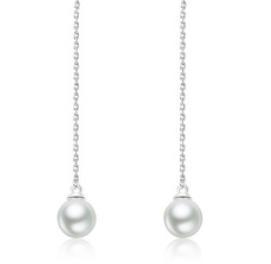 Factory Direct Wholesale Price 925 Sterling Silver Elegant Pearl Earrings