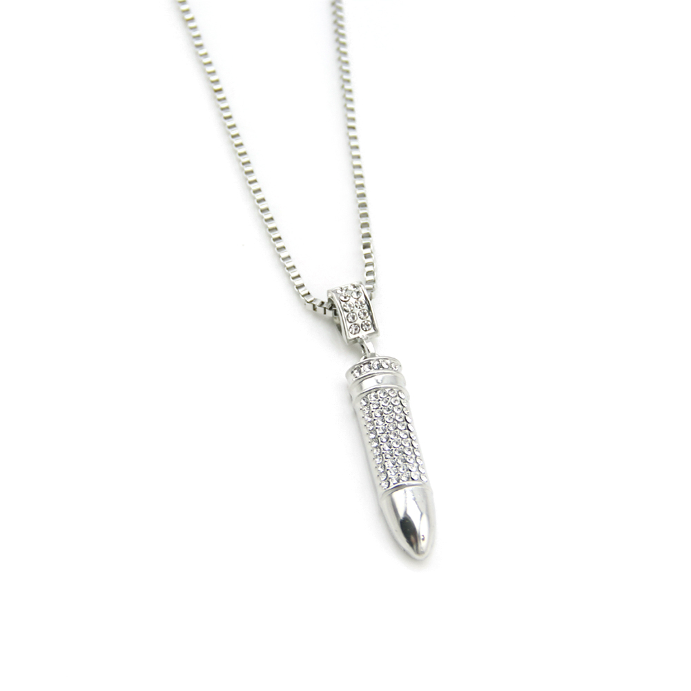 Hip Hop Combination of The Silver Color Necklace