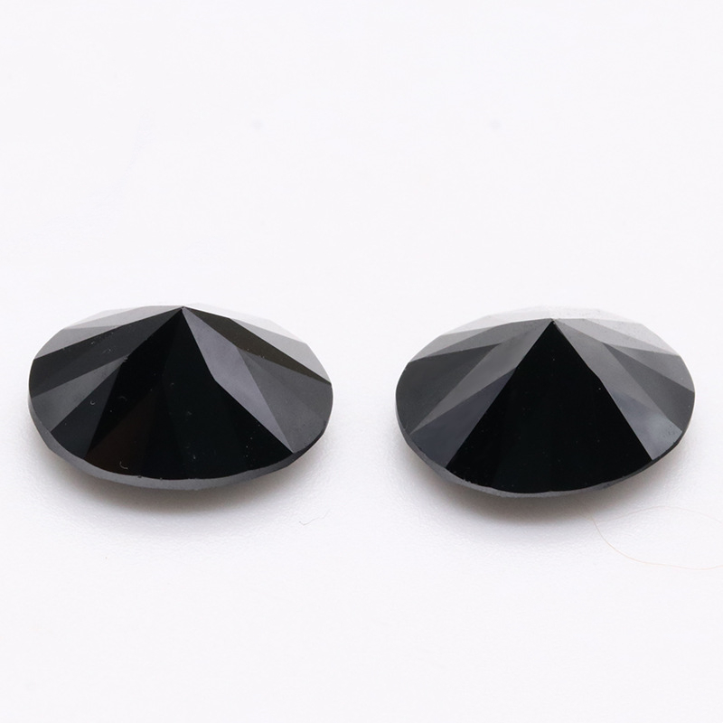 VVS Black 5A Oval Cubic Zirconia