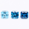 Factory Wholesale 3A Artificial Gem Blue Cubic Zirconia