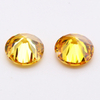 Gold Round Zircon Headpiece Inlaid Stone