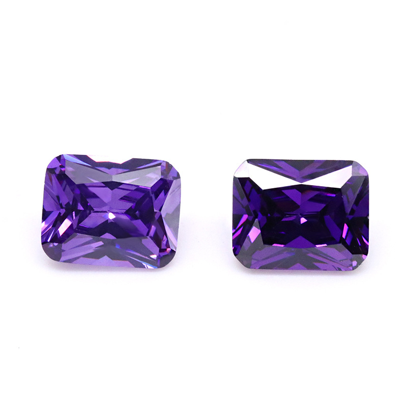 Mysterious Dark Purple 3A VVS Brilliant Cubic Zirconia for Jewelry Making