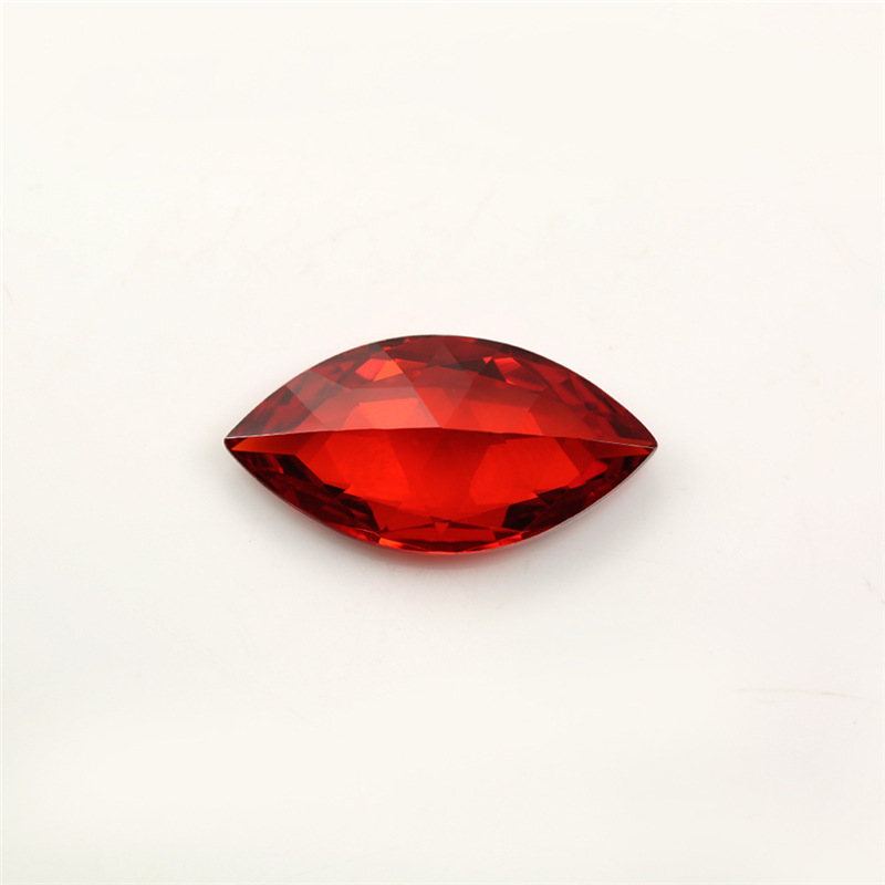 5A Custom Oxblood Red Manufacturer Wholesale Marquis Cubic Zirconia for Jewelry