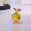 K9 Crystal Apple Christmas Eve Christmas Colored Crystal Souvenir Gift Mobile Phone Counter Decoration