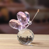 Crystal Butterfly Living Room Desktop Decoration Simple Modern Style Car Decoration Crystal Crafts