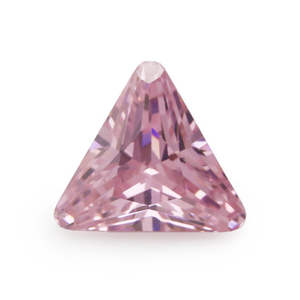 5A Light Pink Manufacture Wholesale Triangle Cubic Zirconia for Jewelry