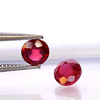 Nice Quality Round Cut Rough D Color Vvs1 Synthetic Ruby