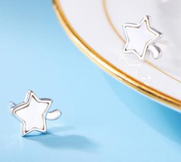 Star Tree 925 Sterling Silver Gold-plated Earrings