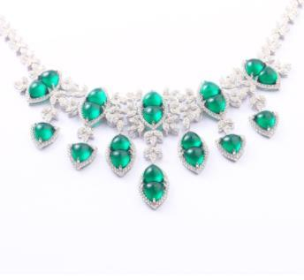 Zambia Jade Necklace 925 Silver Luxury Jewelry Necklace