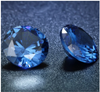 6.0-7.0mm High Quality DEF Round Brilliant Cut Blue Moissanite for Jewellery Making