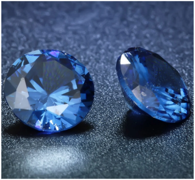 0.8-3.0mm High Quality DEF Round Brilliant Cut Blue Moissanite for Jewellery Making