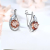 Factory Direct Wholesale Price 925 Sterling Silver Gold-plated Women's Elegant Earrings