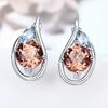 Factory Direct Wholesale Price 925 Sterling Silver Gold-plated Women's Elegant Earrings