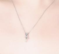 New Garden Rose Necklace S925 Sterling Silver Gold-plated Collarbone Necklace