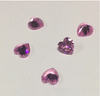 4.5mm Pink VVS Heart Cut Moissanite High Quality Factory Price Synthetic Moissanite