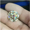 0.8-3.0mm Yellow High Quality DEF Round Brilliant Cut Moissanite for Jewellery Making