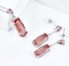 The Factory Sells Elegant Rectangular 3EX Cut Women's Fashion Jewelry Directly