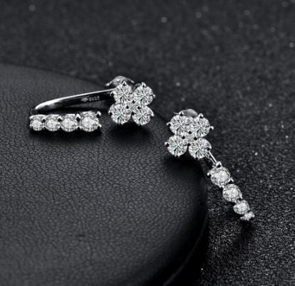 A Variety of Wearing Methods Factory Wholesale Price 925 Sterling Silver Gold Plating Earrings